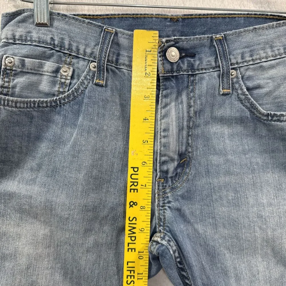 VTG Levis 559 Jeans Mens Size 30x30 Straight Leg Light Wash Red Tag